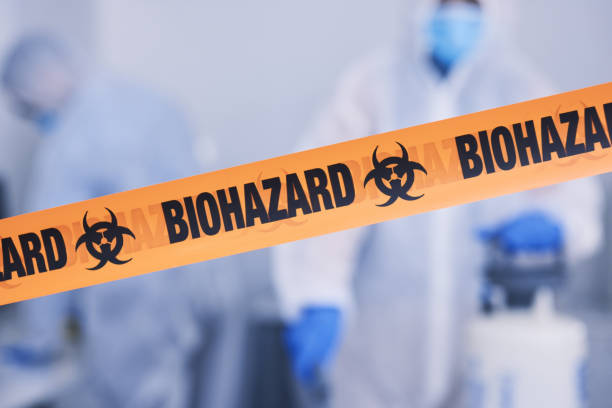 Professional Biohazard Cleanup technician working in Belle Mead, NJ
